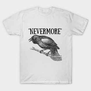 Raven Nevermore Allan Poe mug shirt gift by @solistrevinho T-Shirt